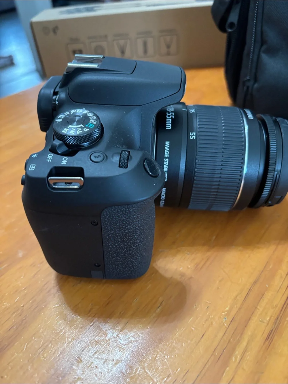 Canon DSLR Camera in Black with 18-55mm Lens